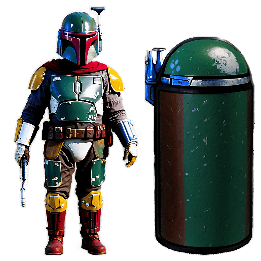 Boba Fett Mandalorian Warrior PNG 87