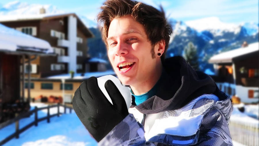 DenSchnee genießen: El RubiusOMG viel Spaß im Schnee haben.