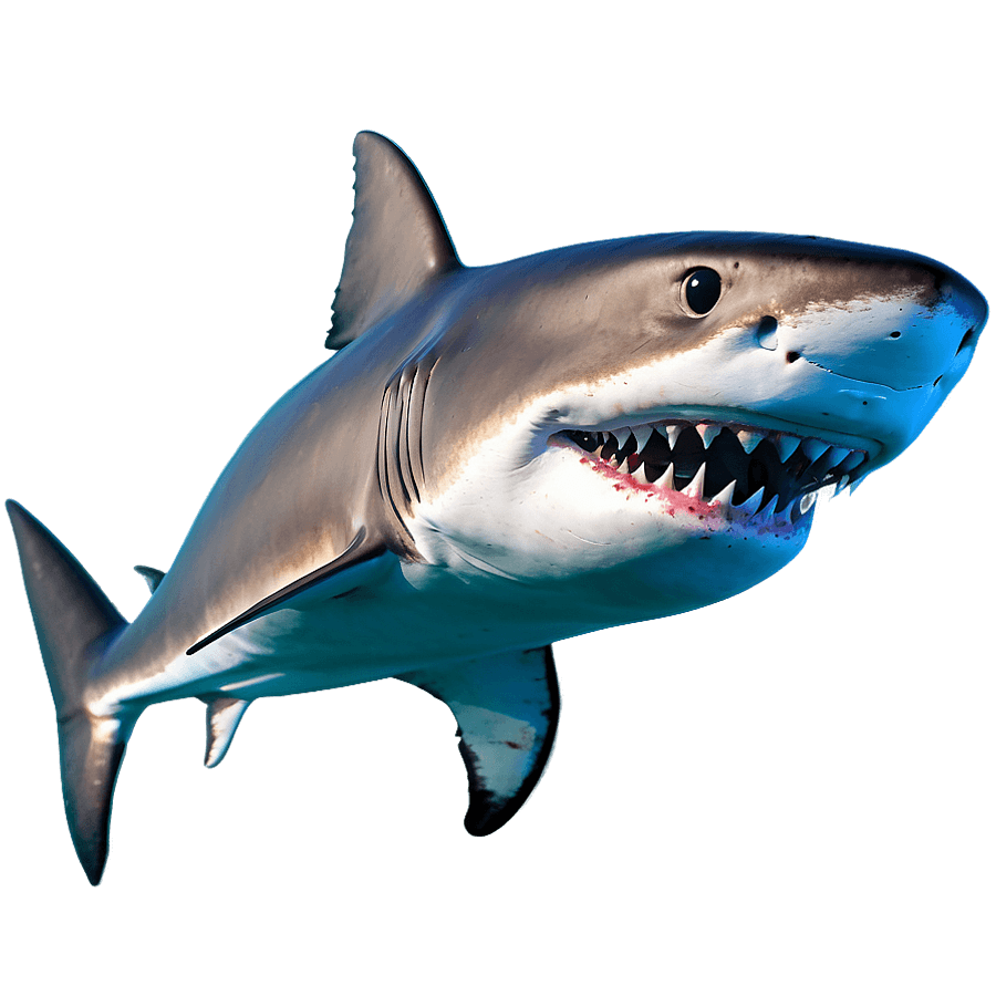 Shark Jaw Isolated PNG 06292024