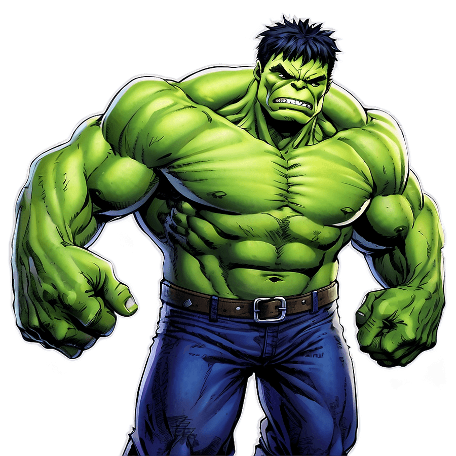 Hulk Comic Strip PNG jcs