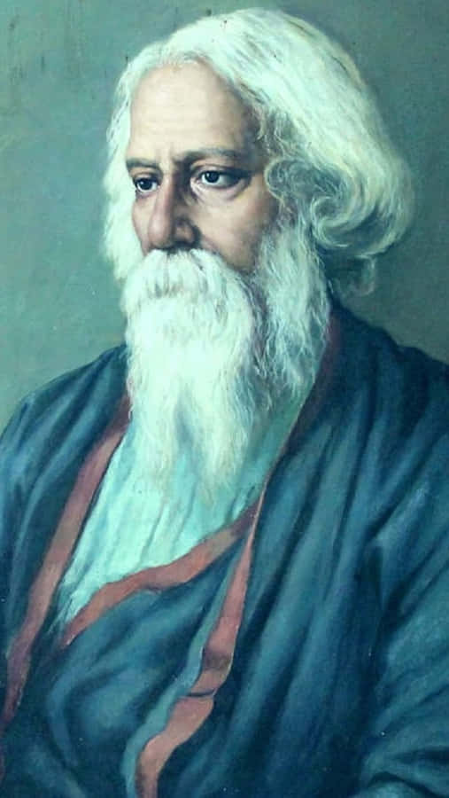Portrait de Rabindranath Tagore