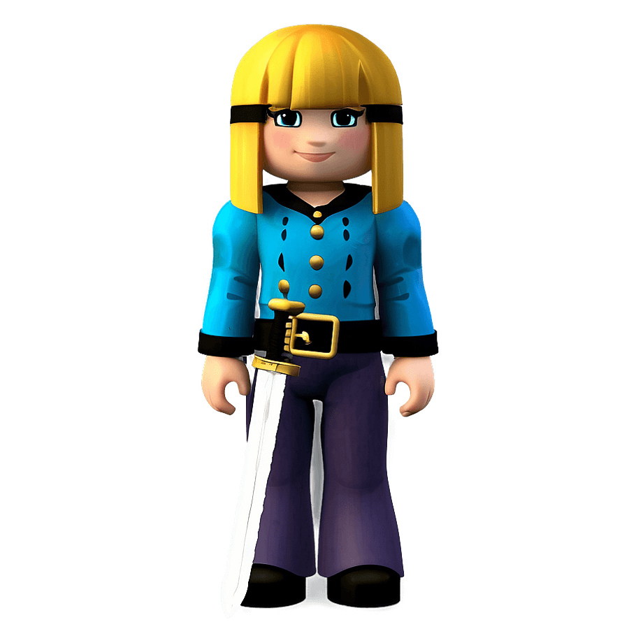 Roblox Girl with Sword PNG 22