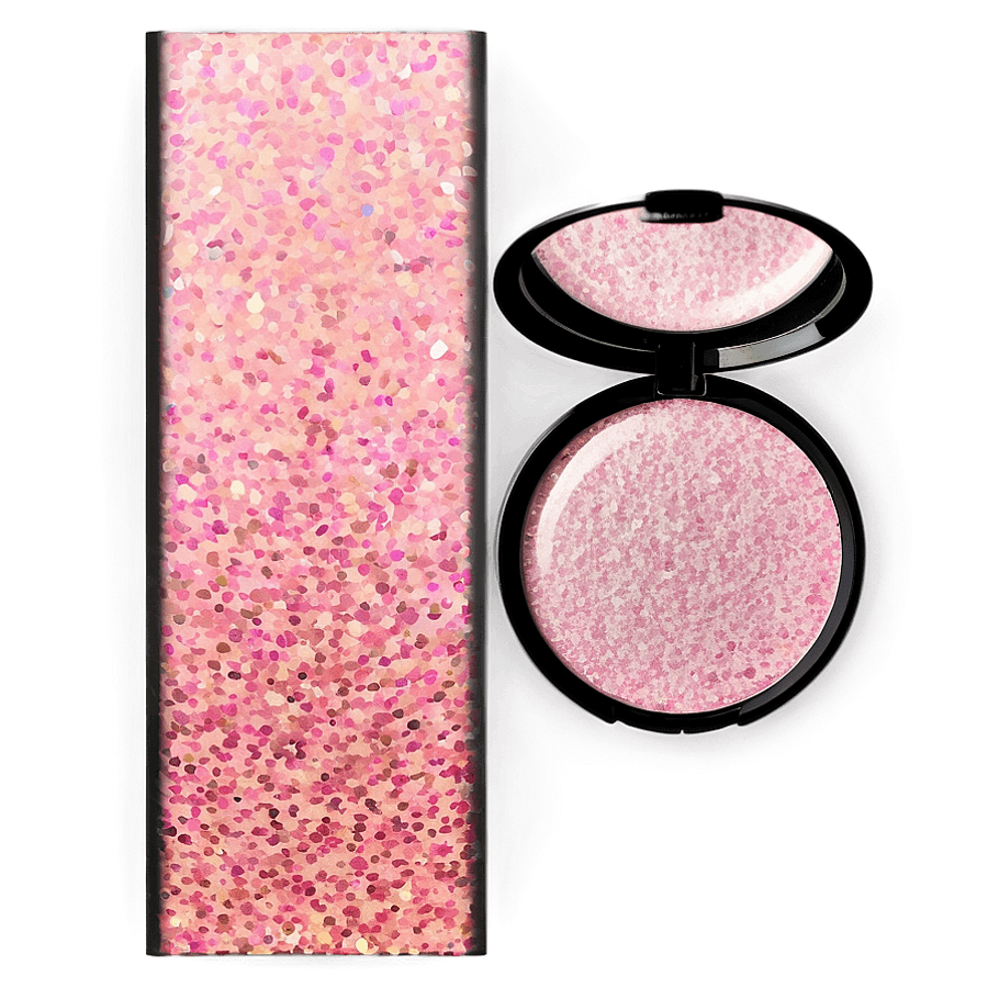 Pink Glitter Eyeshadow Swatch PNG 06202024