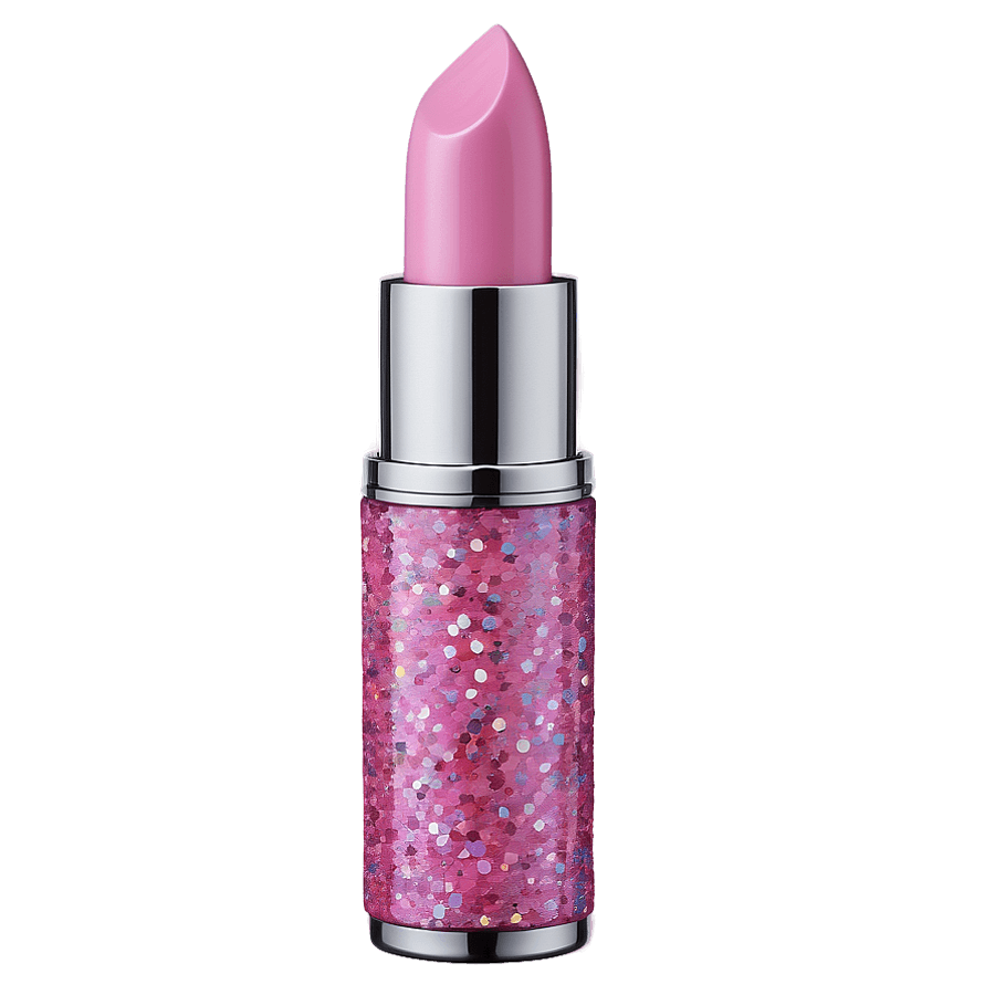 Pink Glitter Lipstick Smear PNG igd
