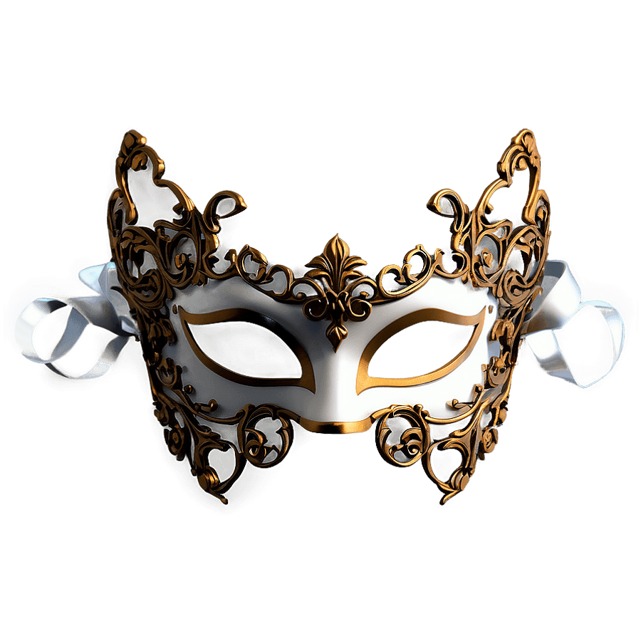 Vintage Inspired Masquerade Mask PNG 05262024