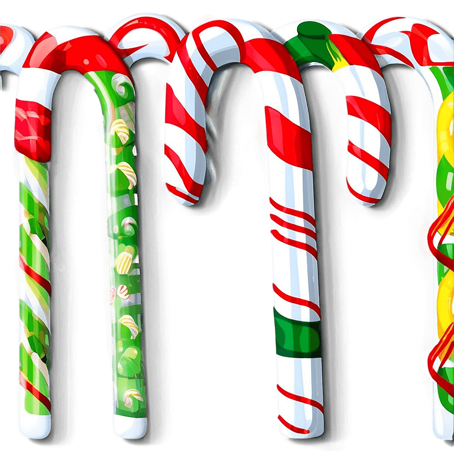 Candy Cane Clipart PNG yvl
