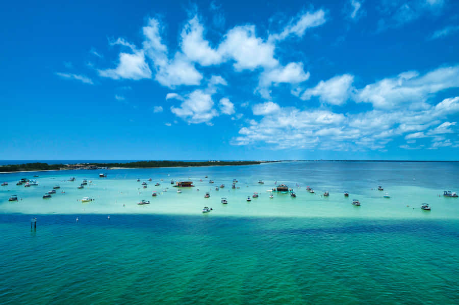 Umafoto impressionante da Ilha do Caranguejo