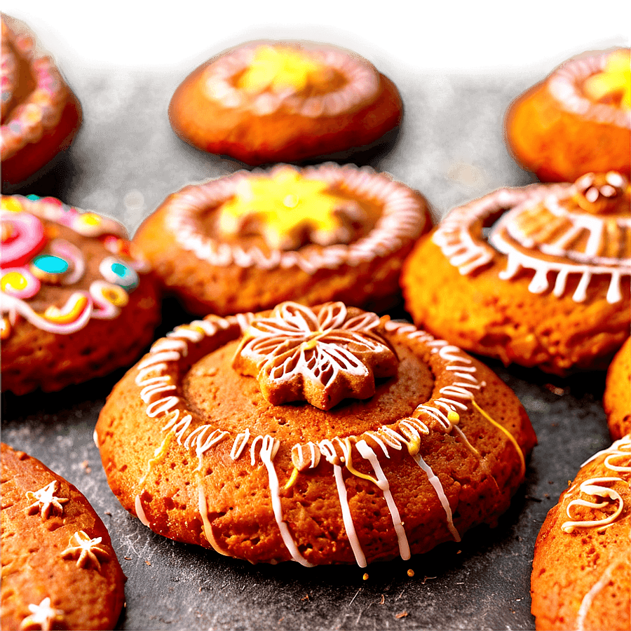 Spicy Gingerbread Pastry PNG 55
