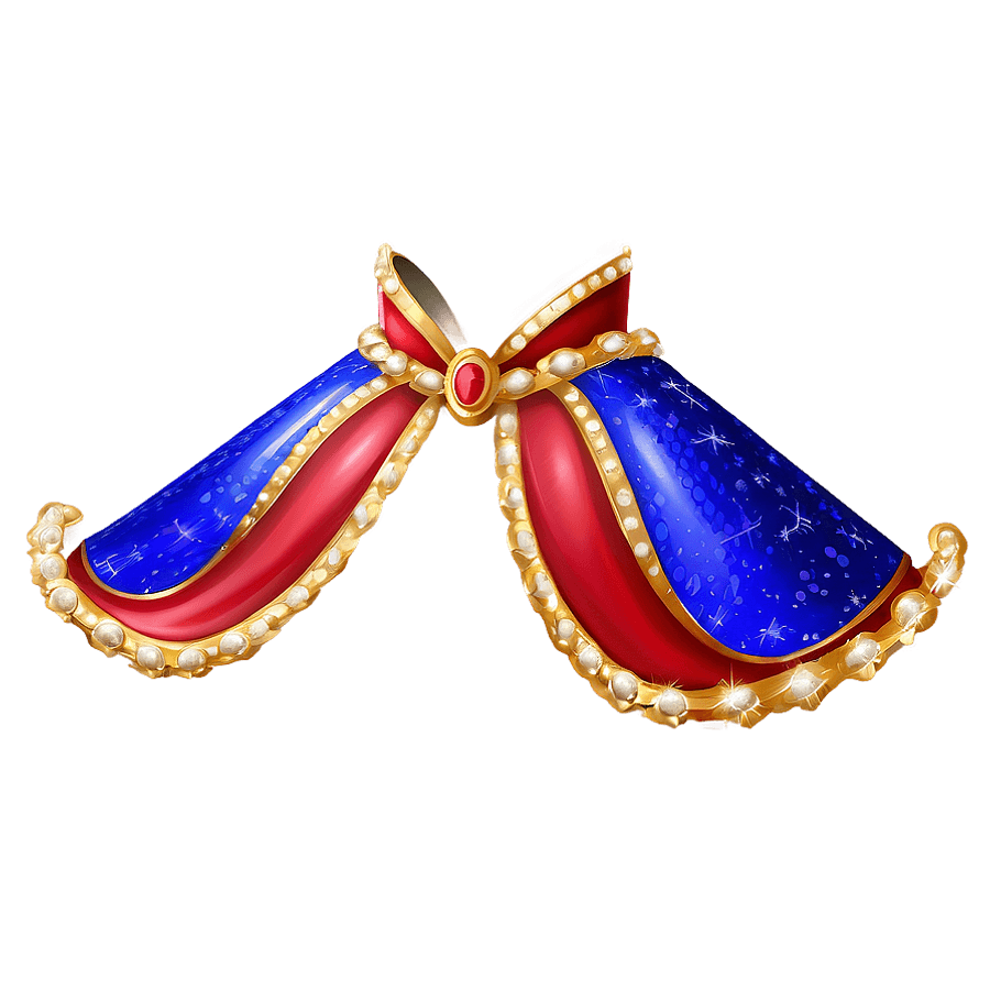 Glittery Party Cape PNG vrs