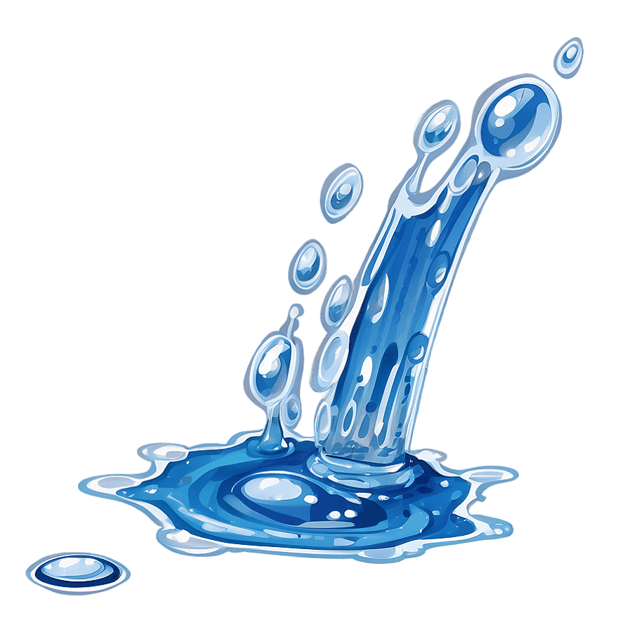 Glittering Water Puddle PNG 61