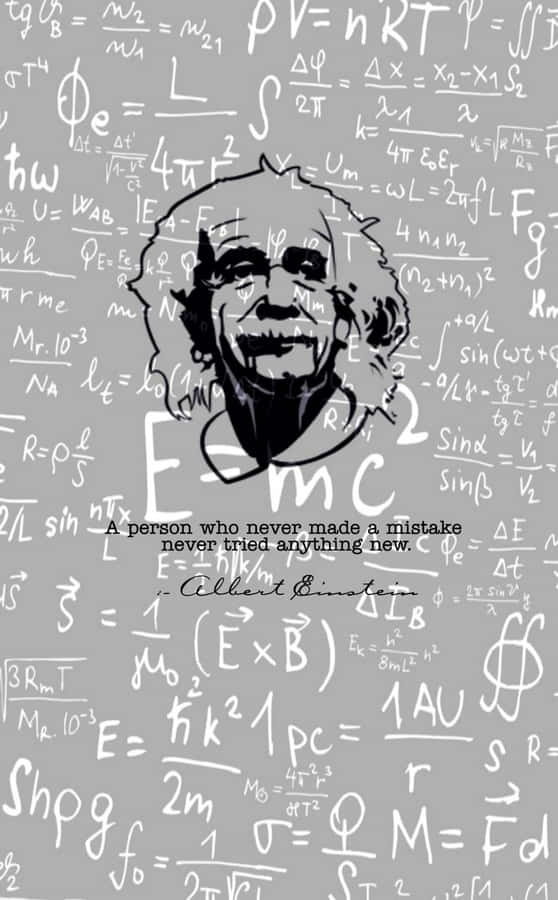 Citação de Einstein Fundo de Física