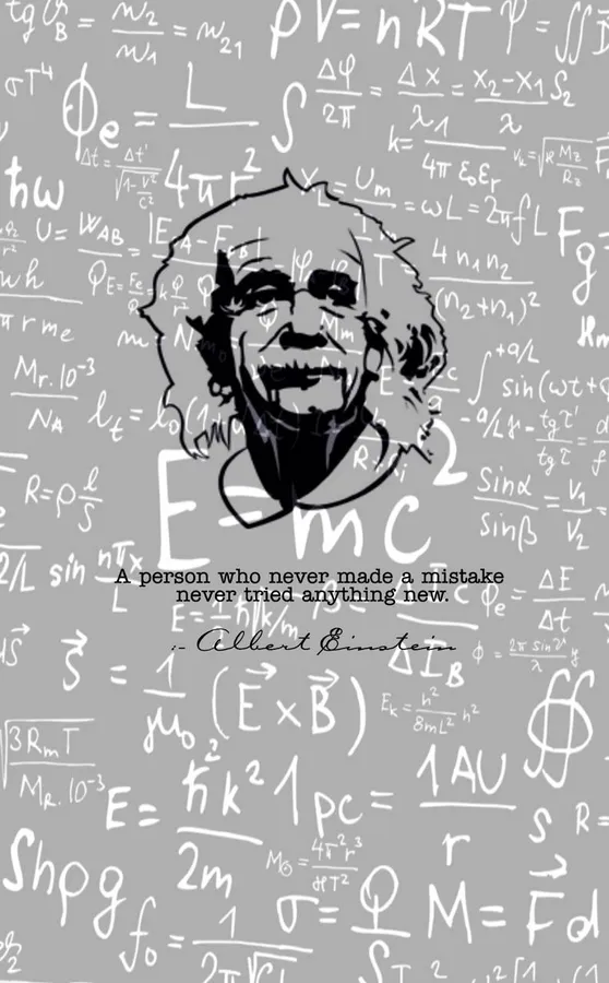 Einstein Quote Physics Background