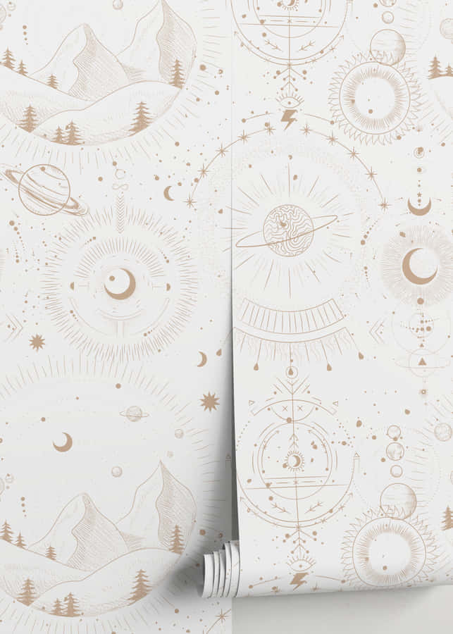 Arte de Caderno de Esboços Celestiais