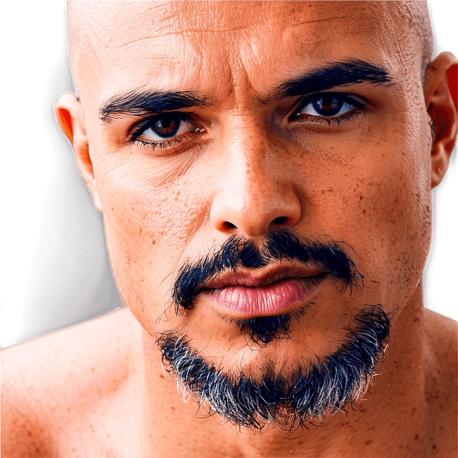Faded Goatee Look PNG 05252024