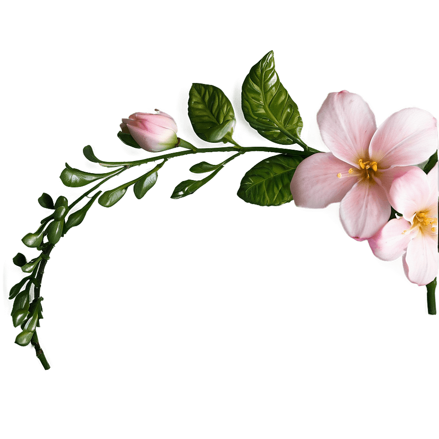 Pink Flower Crown PNG 75
