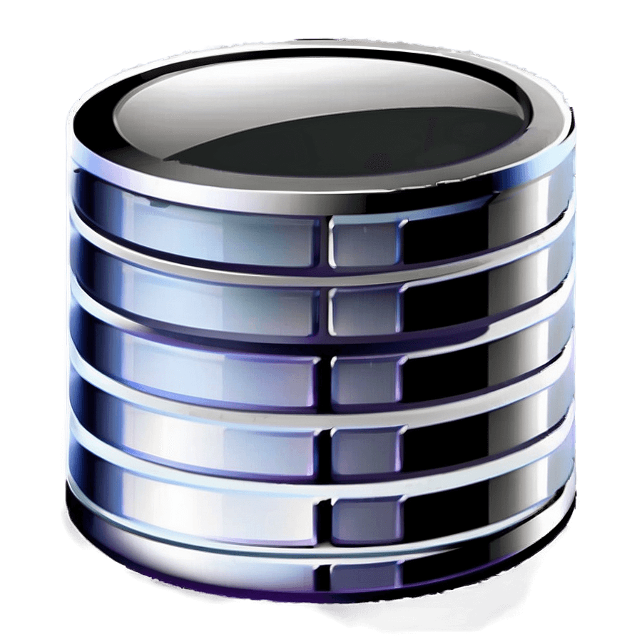 Realistic Database Icon PNG yqc74
