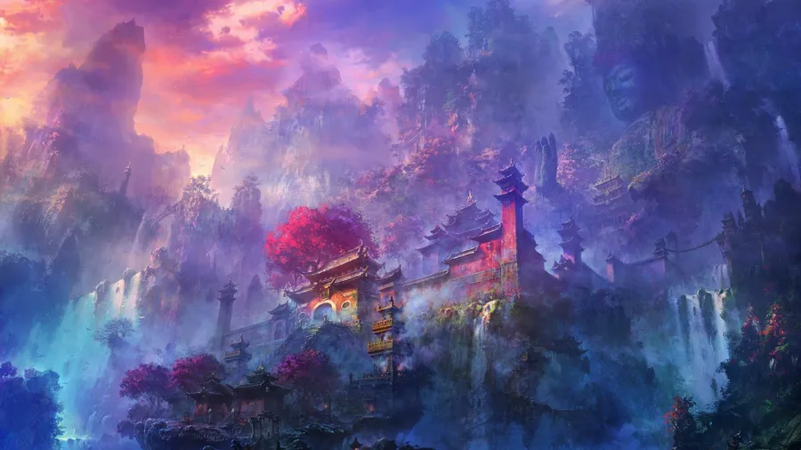 Temple background