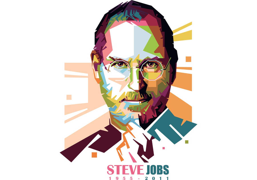 Steve Jobs Abstract Digital Art