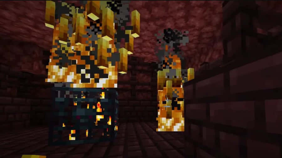 MinecraftBlaze 1920 x 1080 tapet