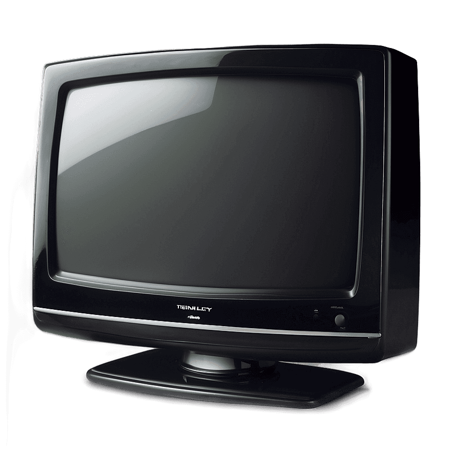 Sleek Design CRT TV PNG uwe