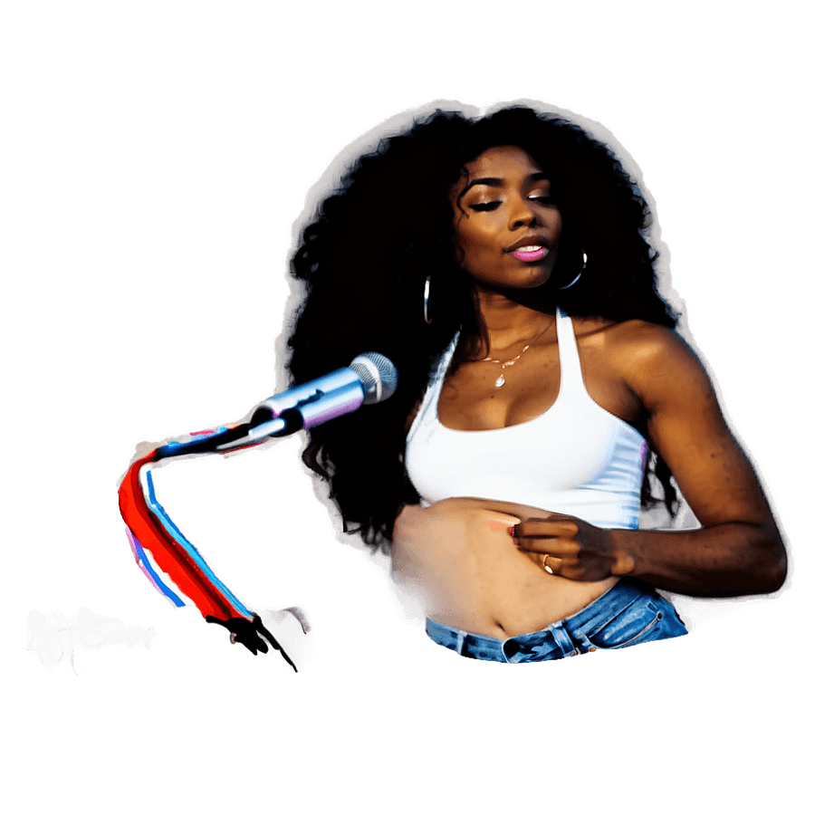 SZA Silhouette PNG 05242024