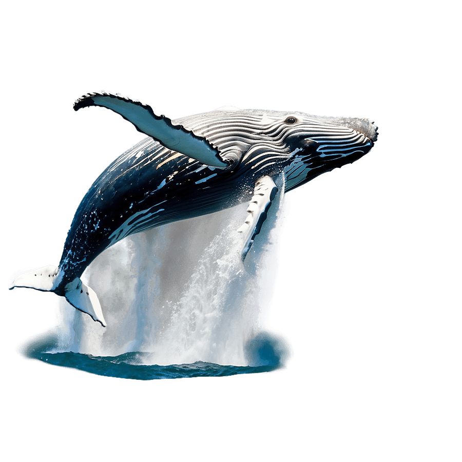 Humpback Whale Breach Sequence PNG 53