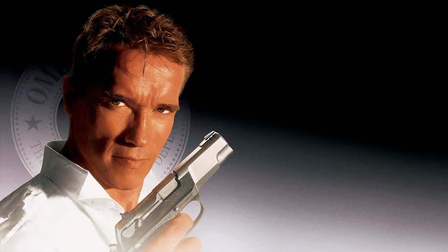 ArnoldSchwarzenegger e Jamie Lee Curtis in una scena di True Lies