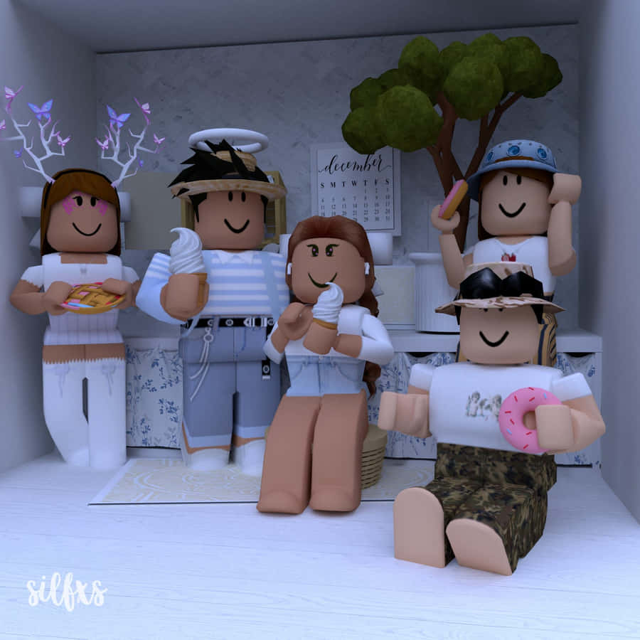 "Sejamos melhores amigos para sempre - Vistam-se e joguem juntos no Roblox!"