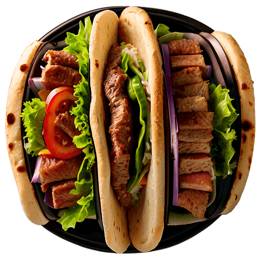 Beef Gyro Fast Food PNG jnl53
