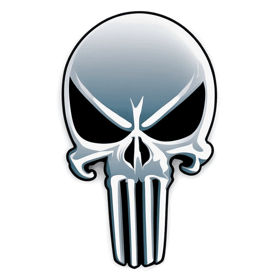 The Punisher Mask Illustration PNG ugm