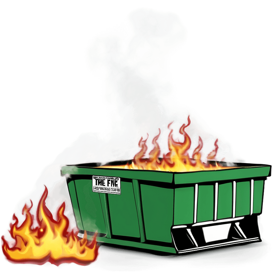 Dumpster Fire Crisis PNG 42