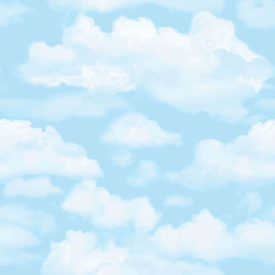 Himmelauf Erden - Eine weiße Wolkenformation vor einem strahlend blauen Himmel