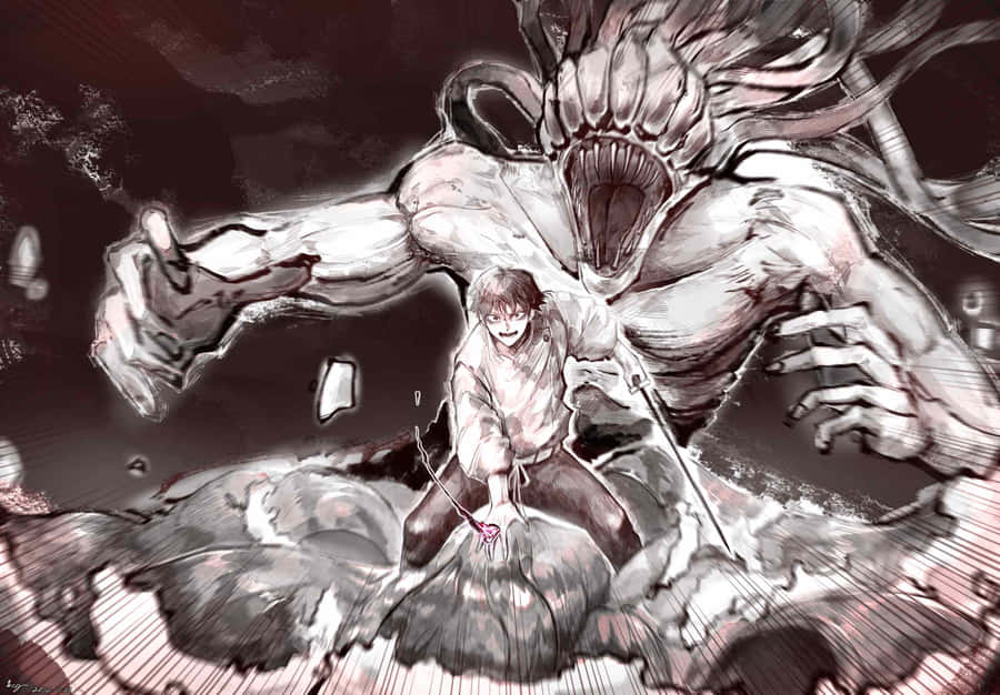 Cena de Batalha de Yuta Okkotsu