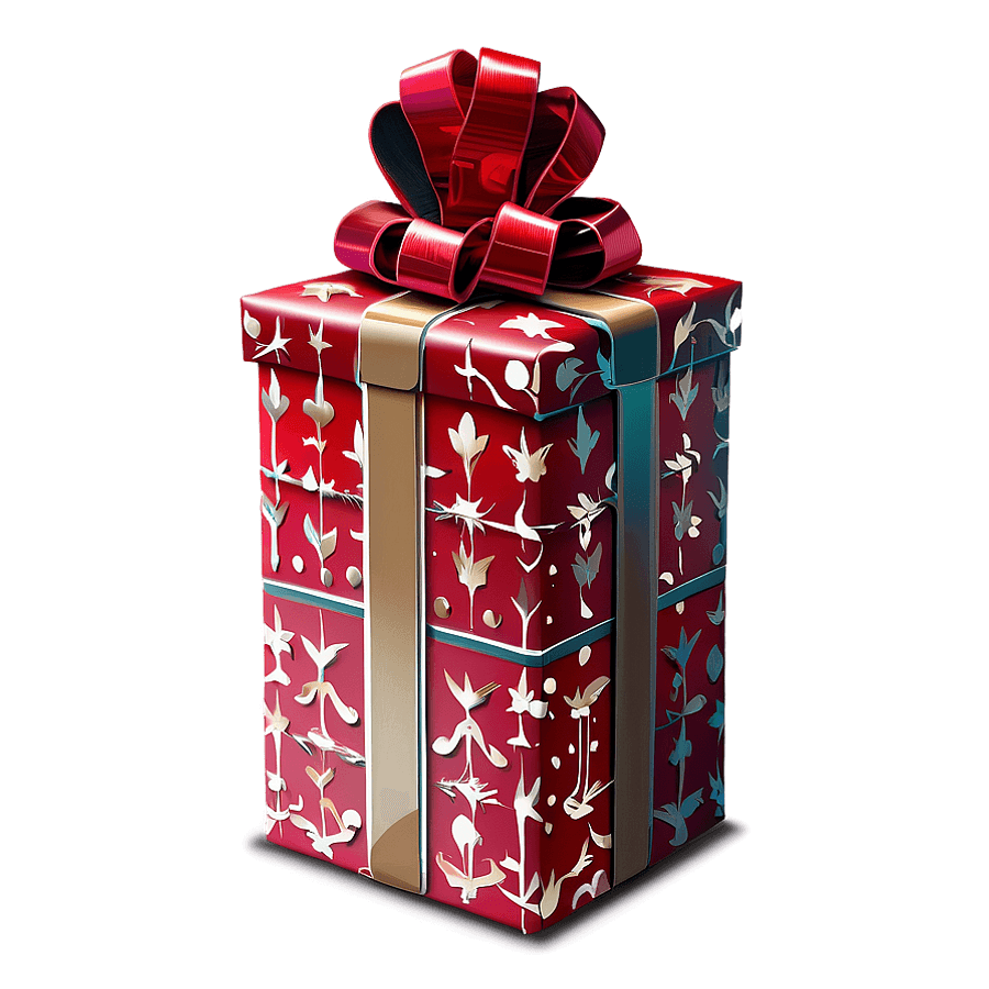 Festive Red Box PNG 62