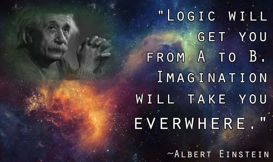 Einstein Vorstellung Zitat Kosmos