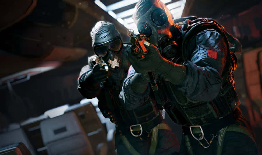 Intenshandling i Rainbow Six Siege.