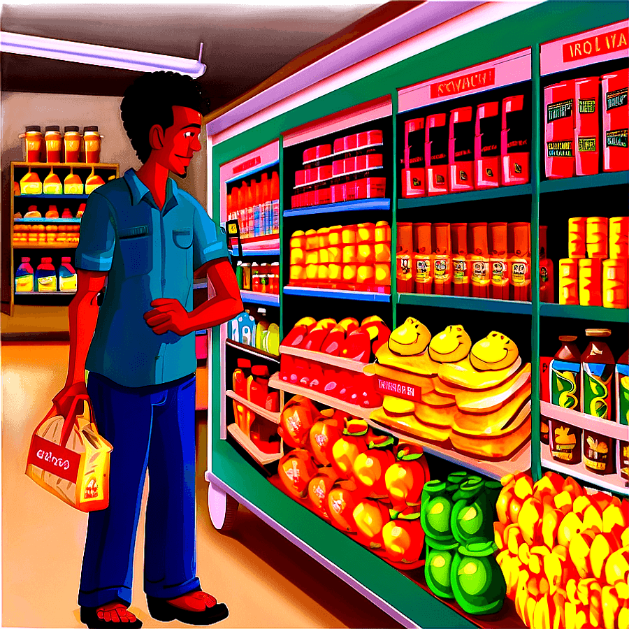 Rural Grocery Store PNG 06112024