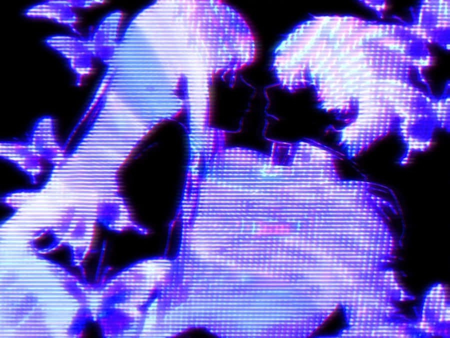 Cyber Y2K Glitch Kunst Profile