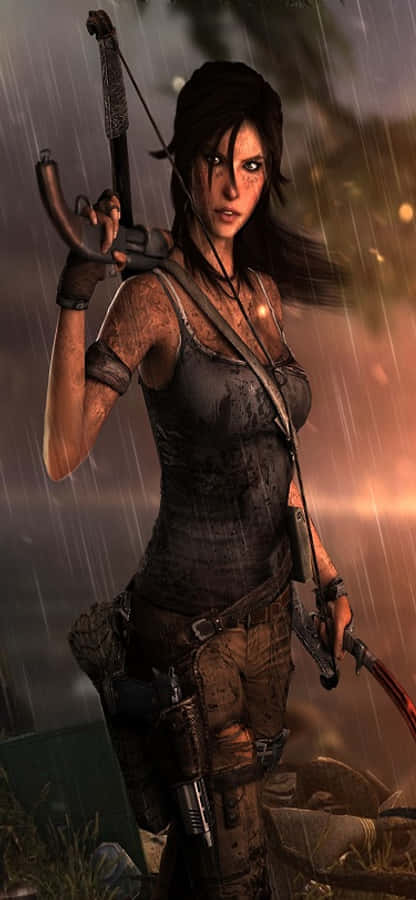 Lara Croft HD-tapeter