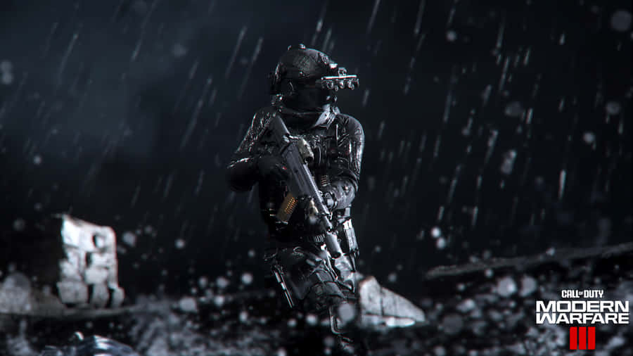 Modern Warfare 3 Soldat im Regen