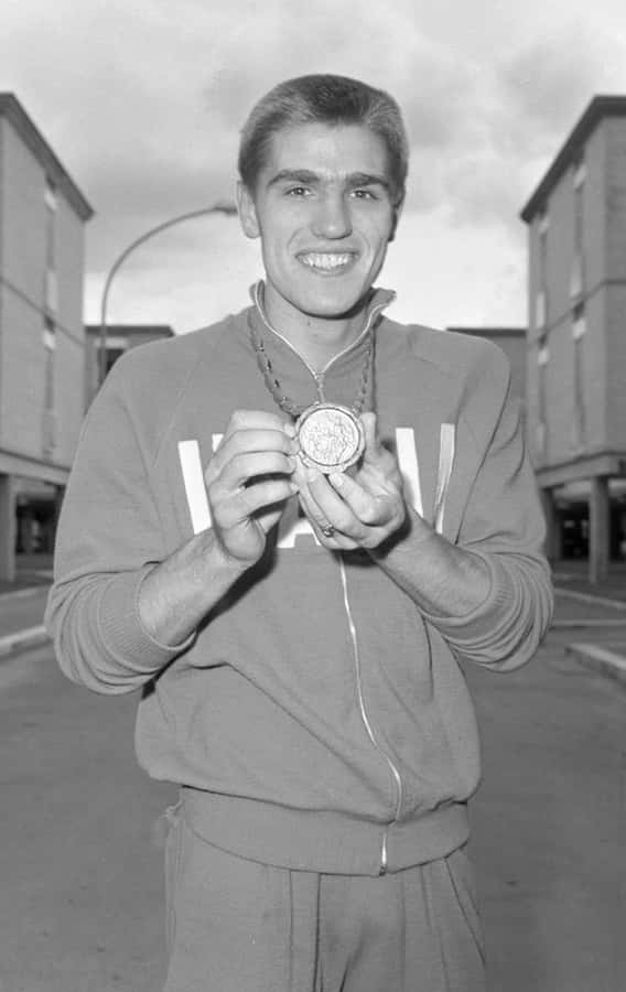 Nino Benvenuti Smiling With Medal