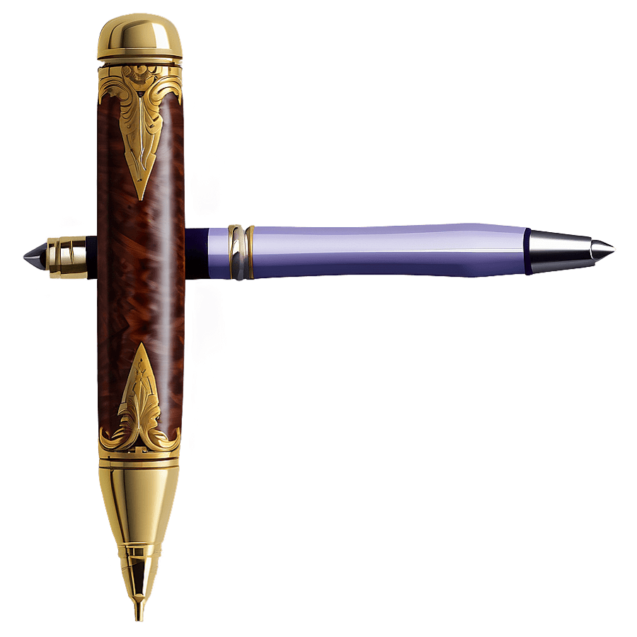 Vintage Flair Pen PNG 86