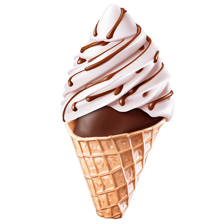 Cone with Chocolate PNG 22