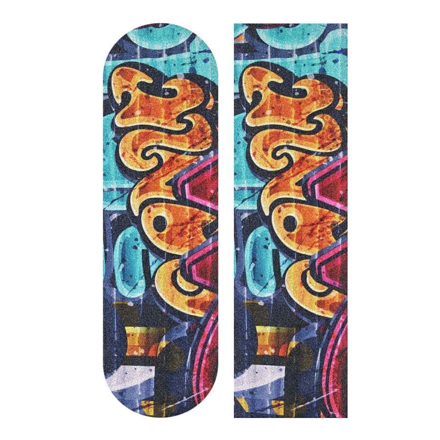 Design della Tavola da Skate con Arte Graffiti