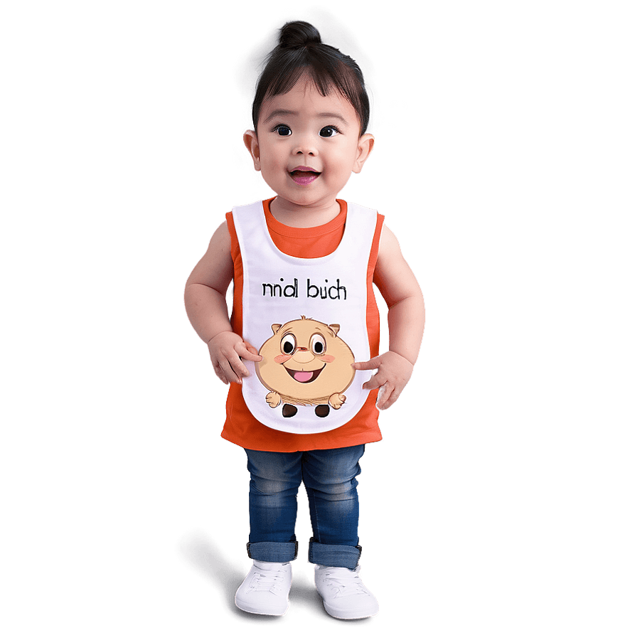 Cute Bib Design PNG 48