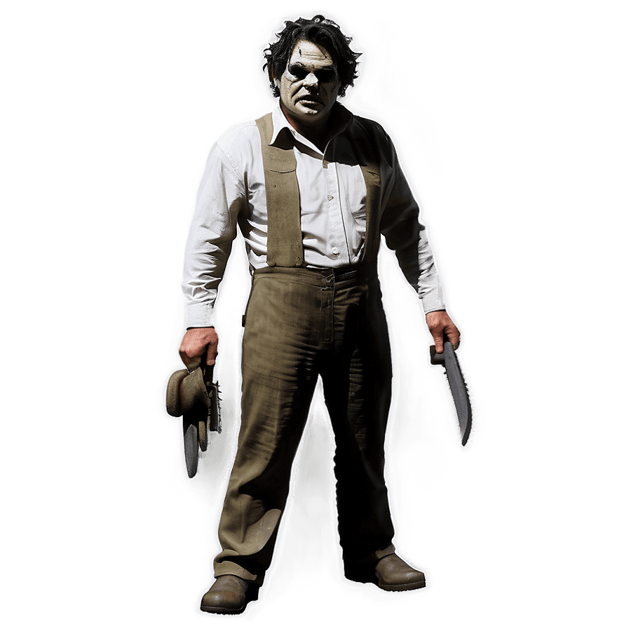 Leatherface in the Shadows PNG lcf