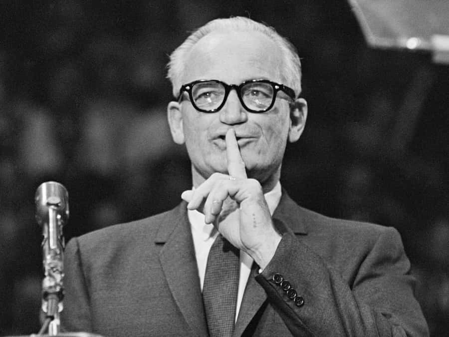 Shushing Barry Goldwater