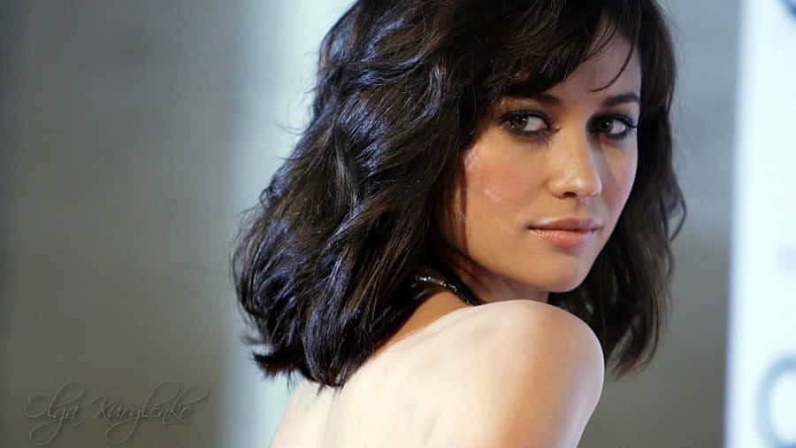 OlgaKurylenko 1920 x 1080 tapet.