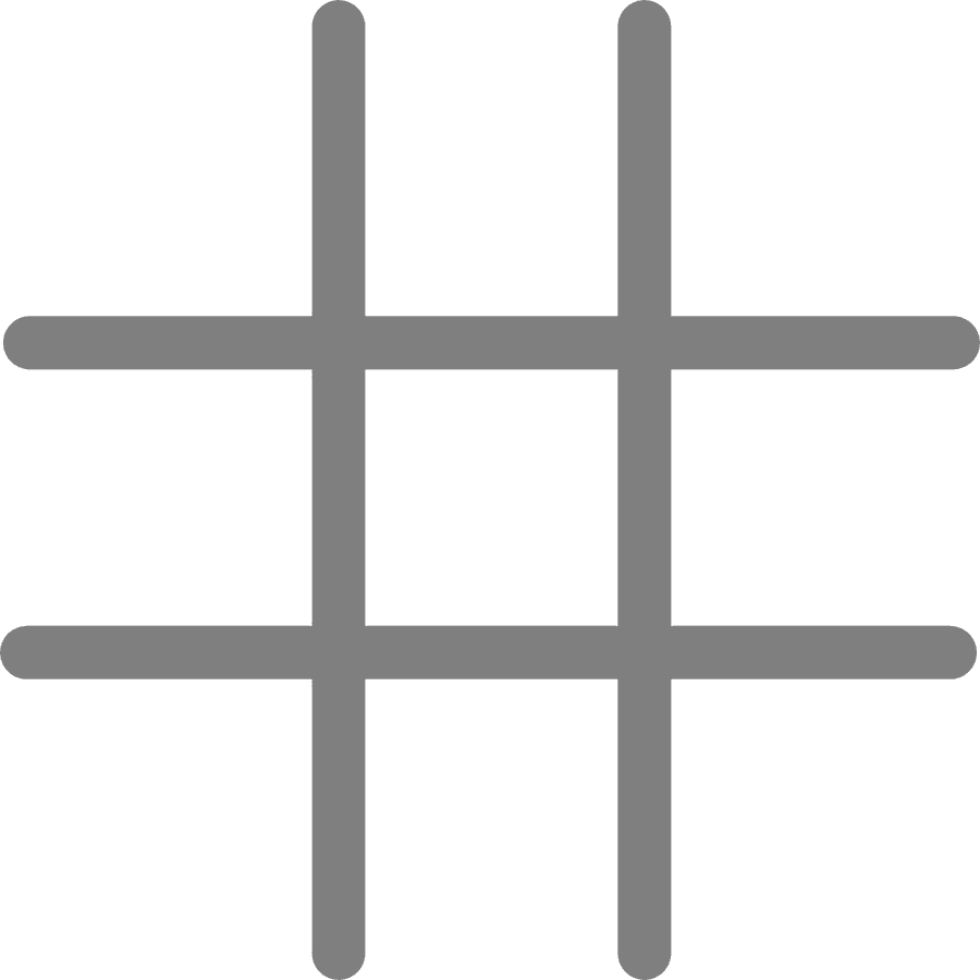 Empty Tic Tac Toe Board
