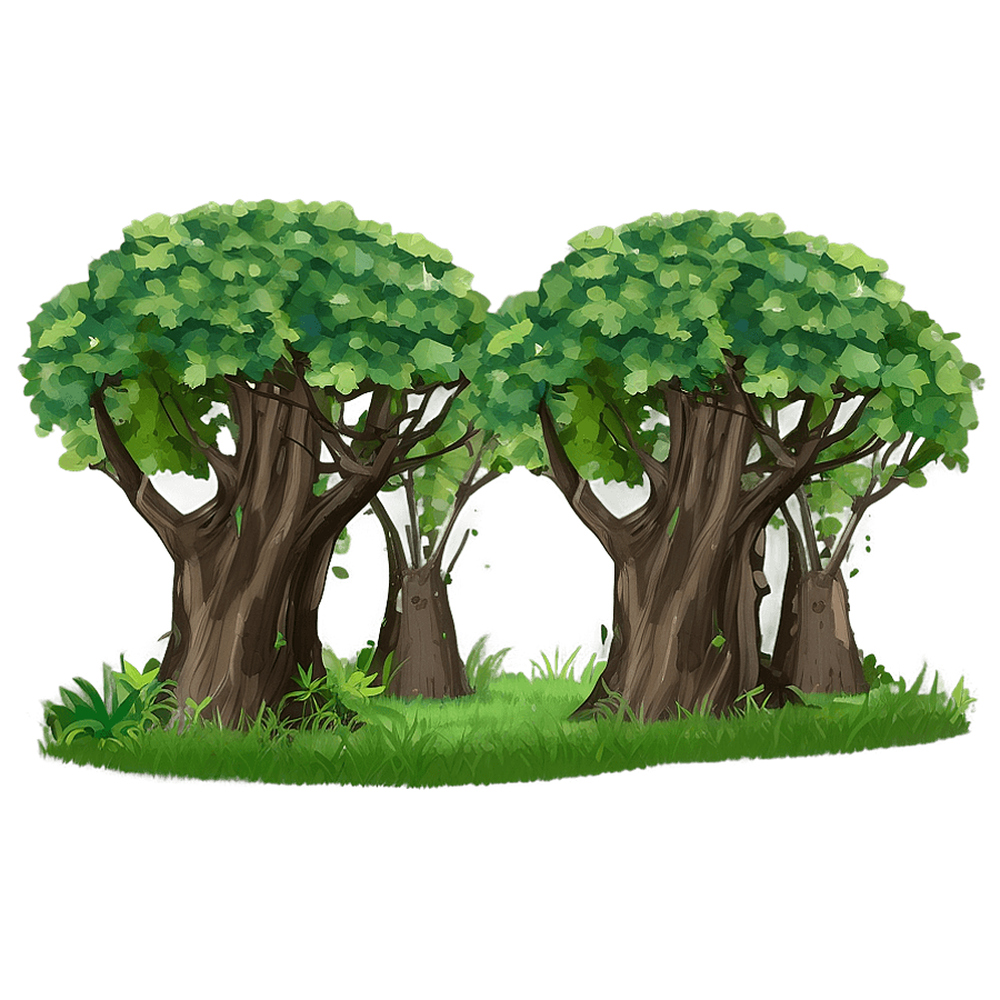 Dark Forest Glade PNG tyl36